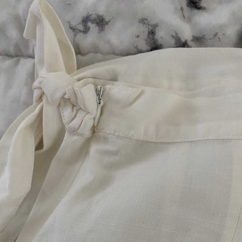 White Nasty Gal Wrap Skirt - Picture 4 of 5